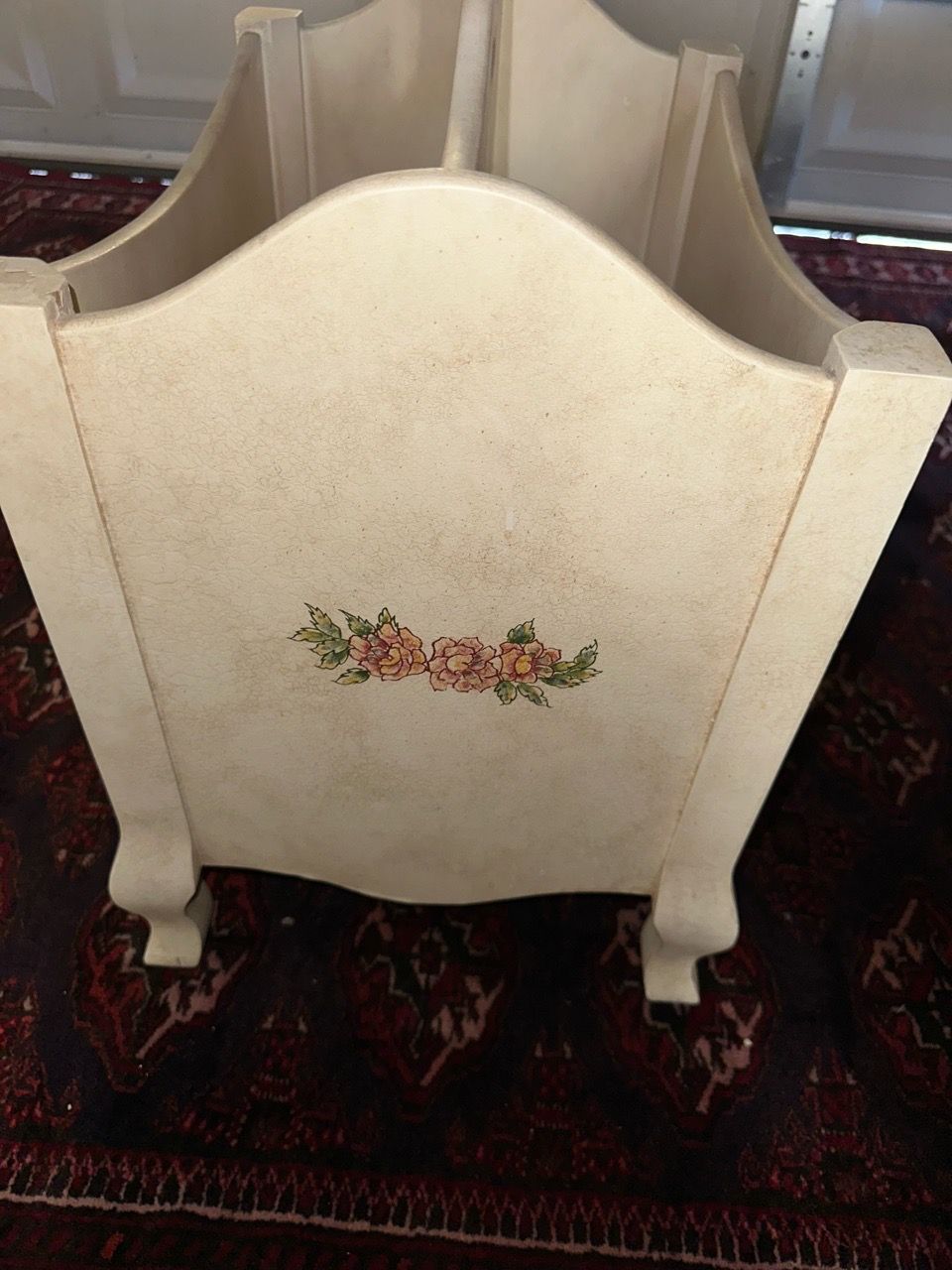 Vintage French Provincial Magazine Rack - photo 2