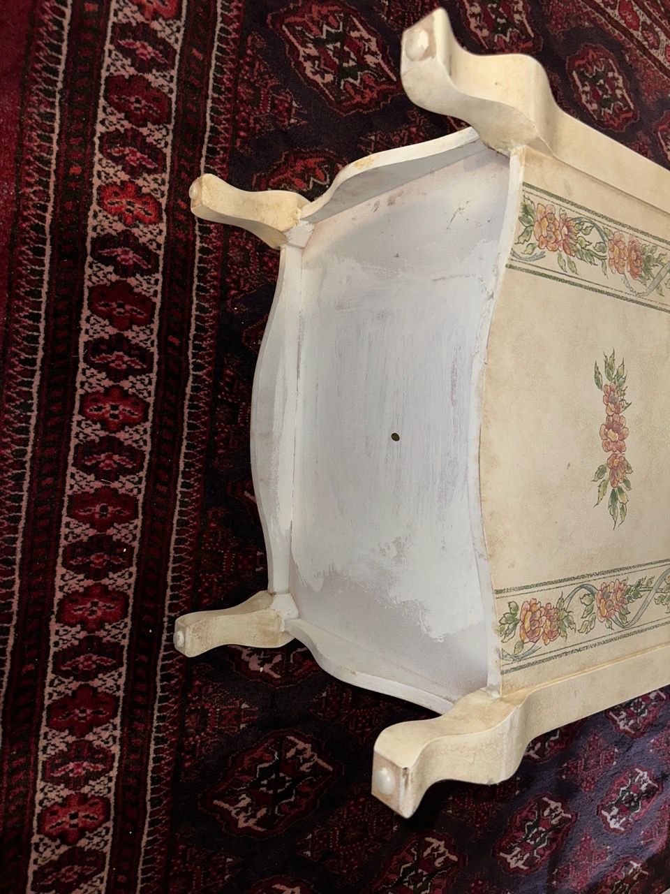 Vintage French Provincial Magazine Rack - photo 5