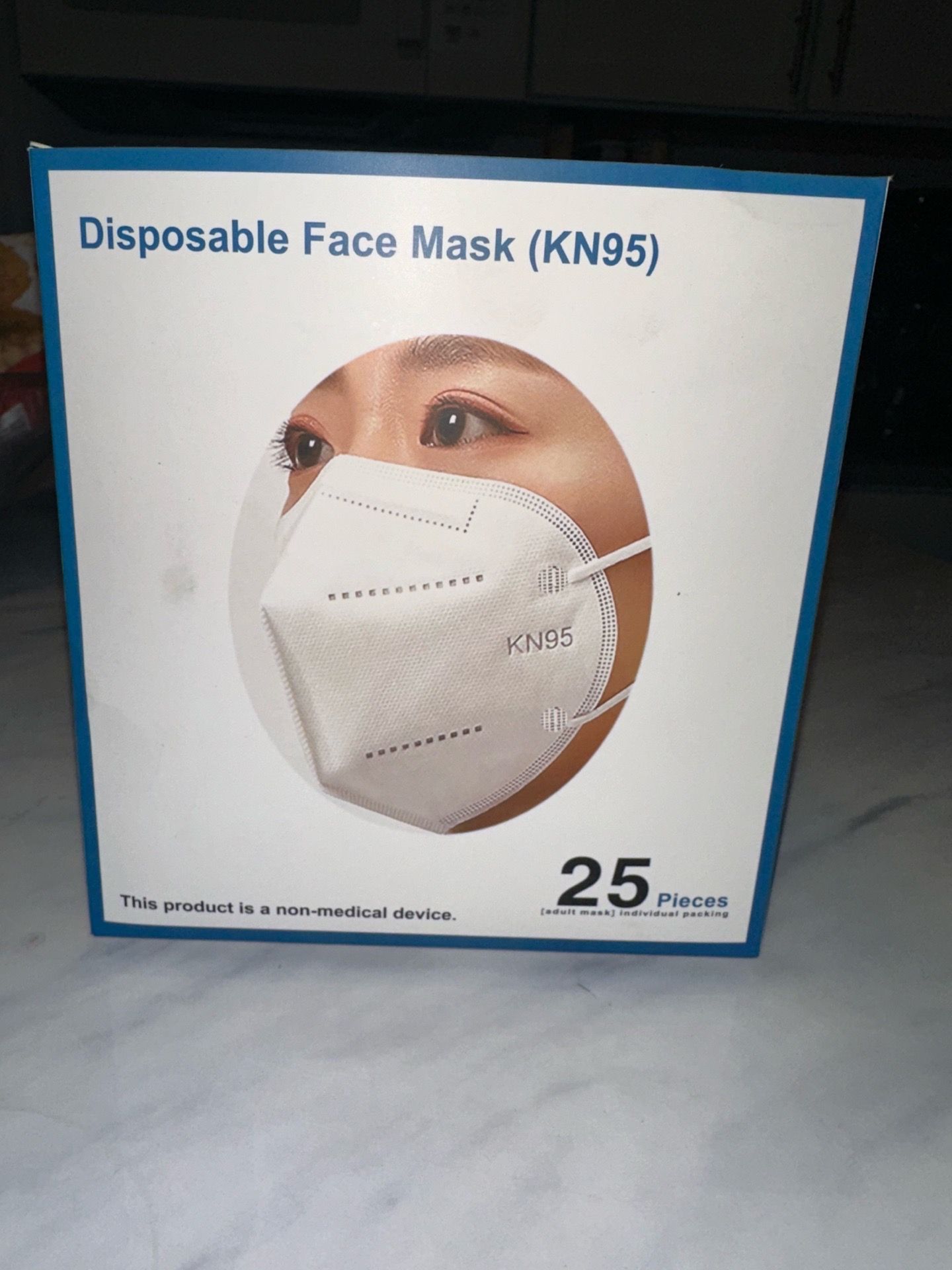 Disposable Face mask KN95 box 25 pieces