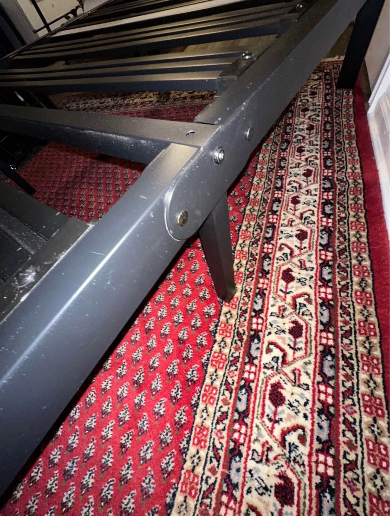 Metal twin platform-style bed frame - photo 5