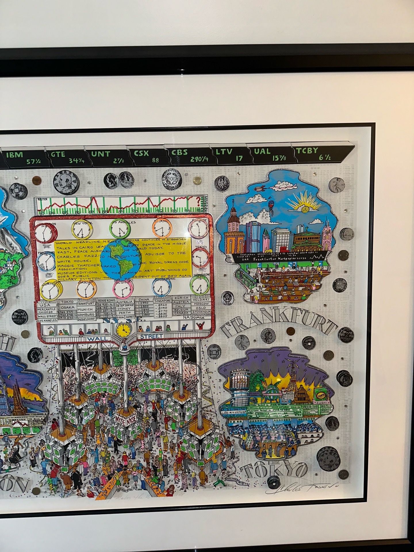 Charles Fazzino: Money Makes The World Go Round (3-D) Deluxe - photo 5