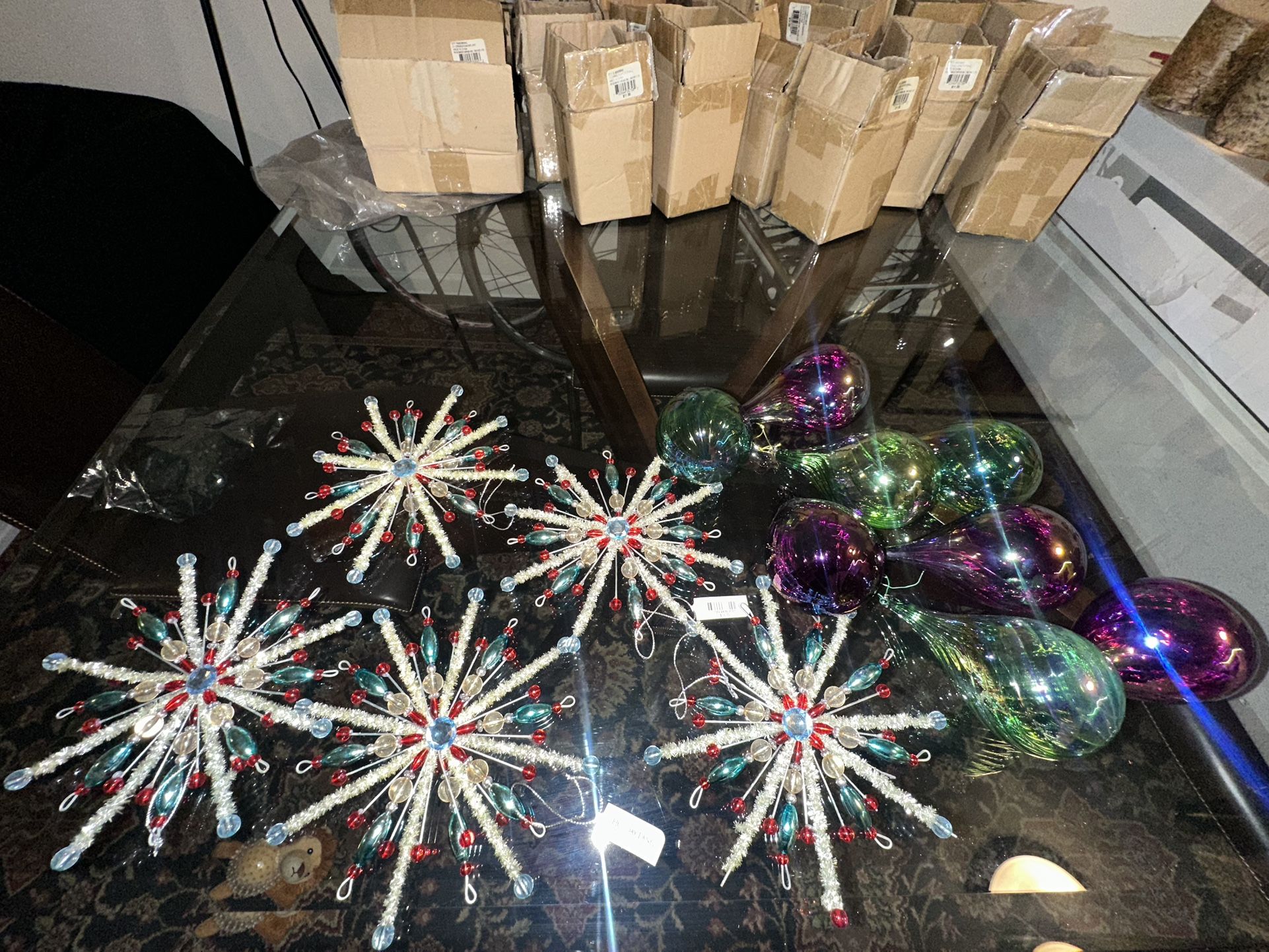 Lot Of 13 Christmas Ornaments From Macys
