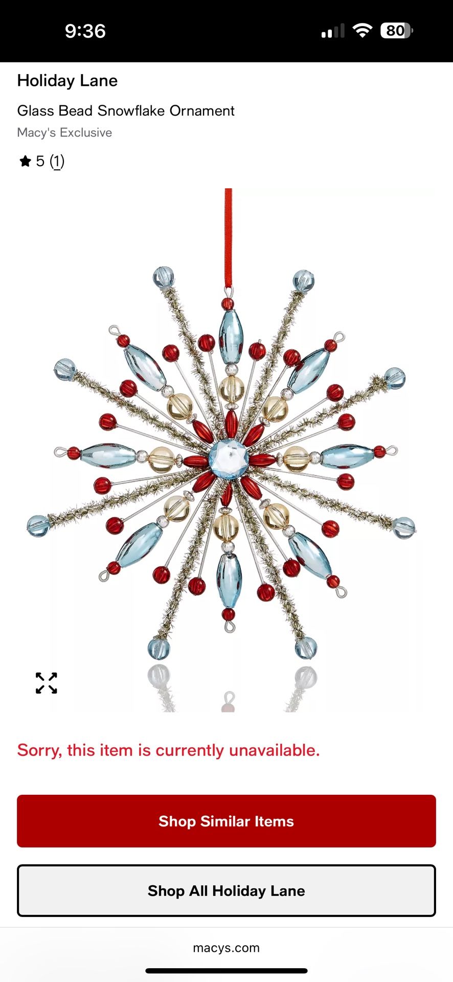 Lot Of 13 Christmas Ornaments From Macys - photo 4