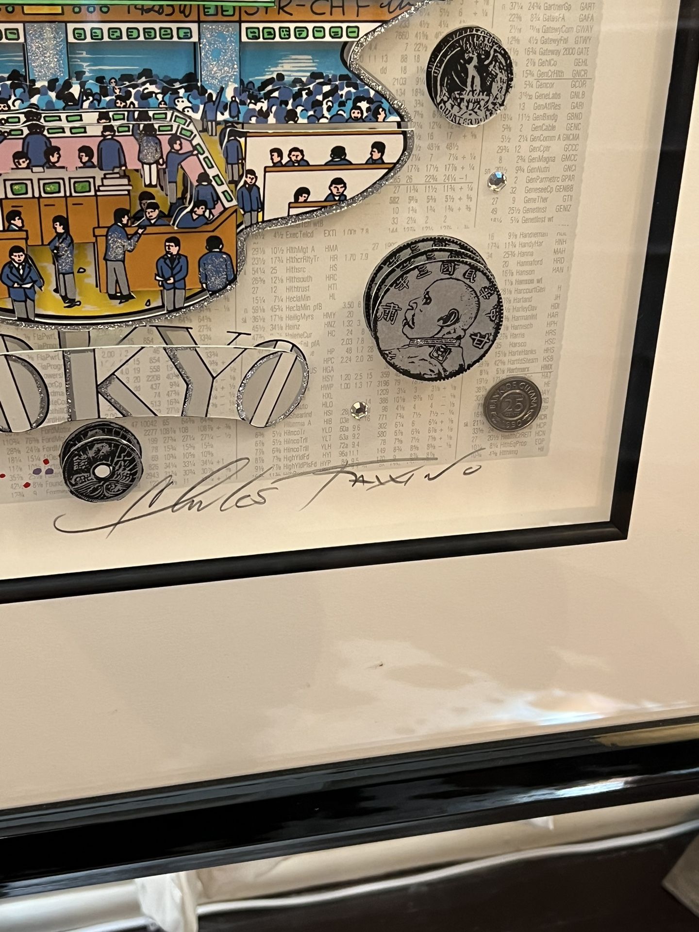 Charles Fazzino Money Makes The World Go Round 3D Art - photo 4