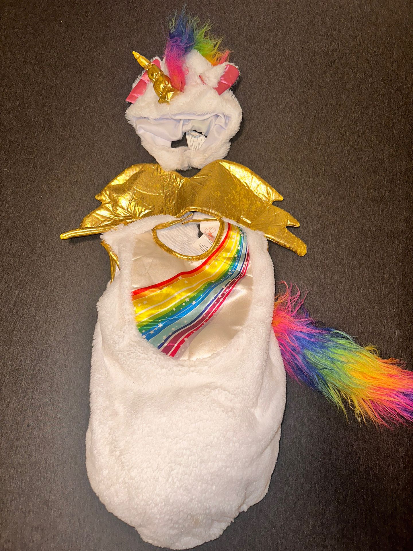 Halloween costume - Rainbow unicorn costume 4T