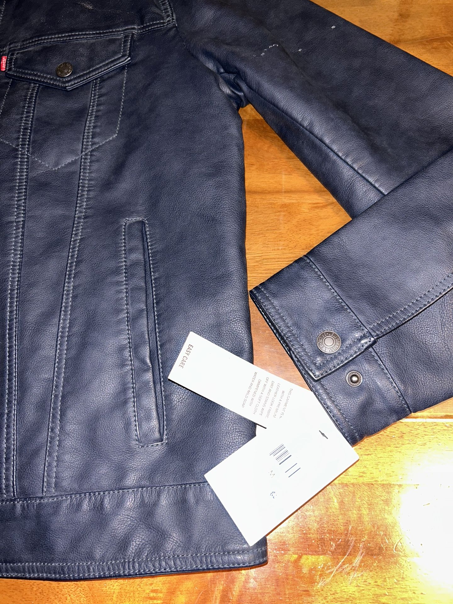Authentic Levis Mens Jacket M dark Blue - photo 3