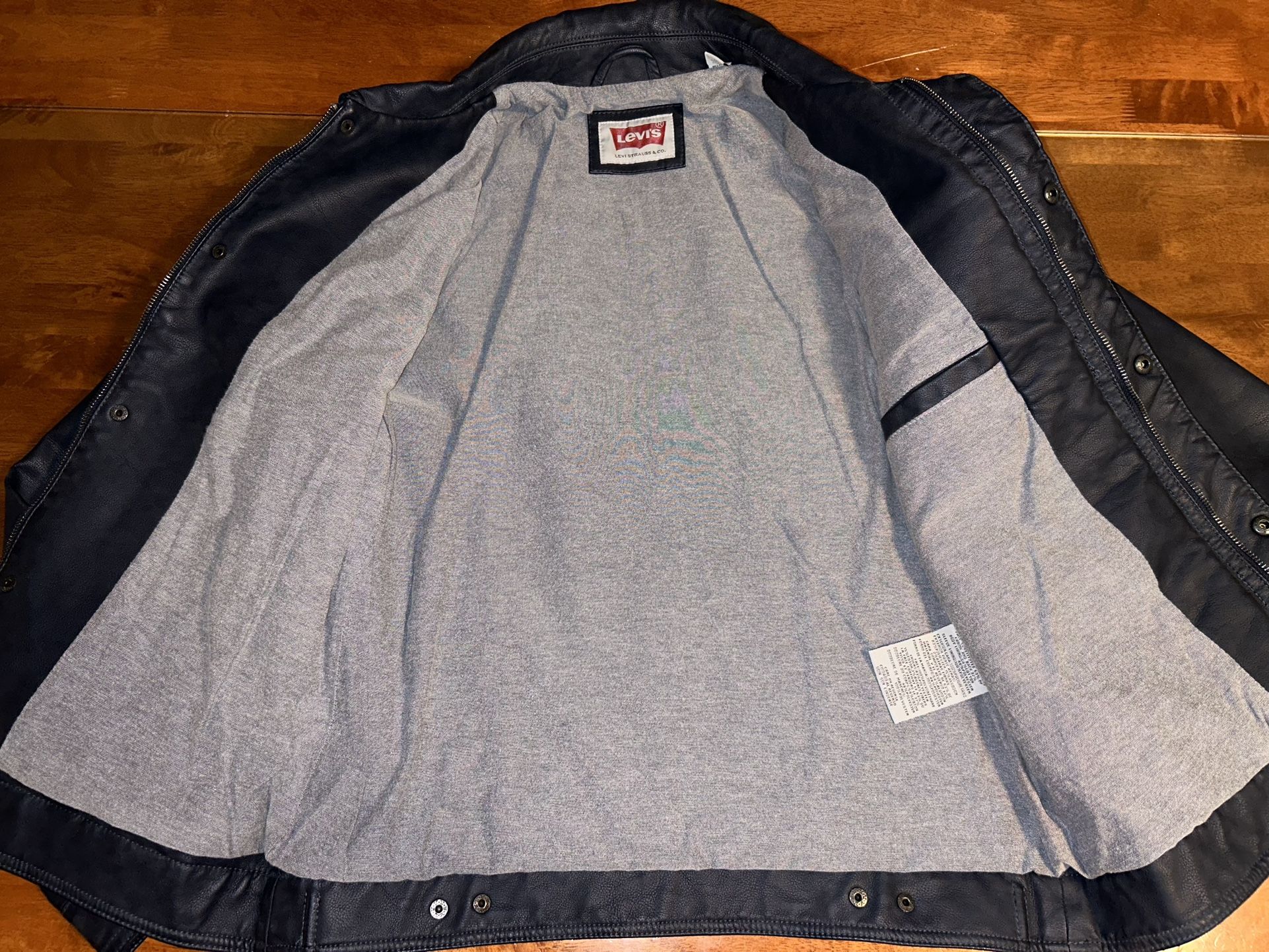 Authentic Levis Mens Jacket M dark Blue - photo 4