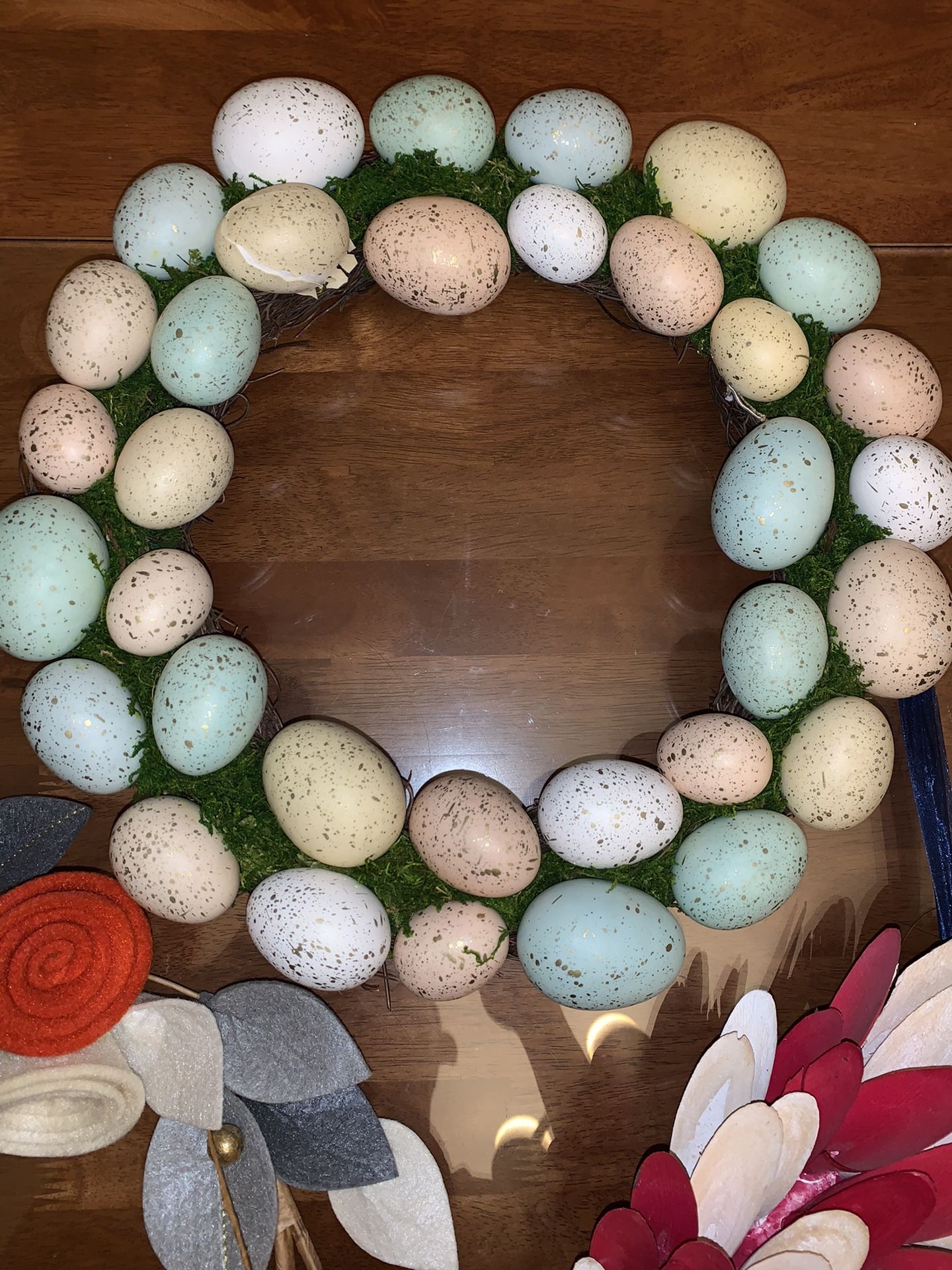 4 seasonal Colorful Wall Door wreath 16”Approx - photo 3