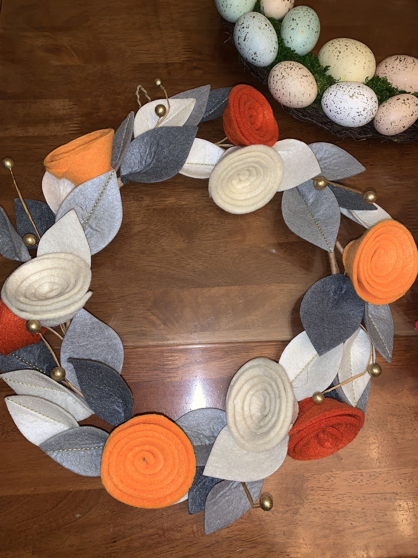 4 seasonal Colorful Wall Door wreath 16”Approx - photo 4