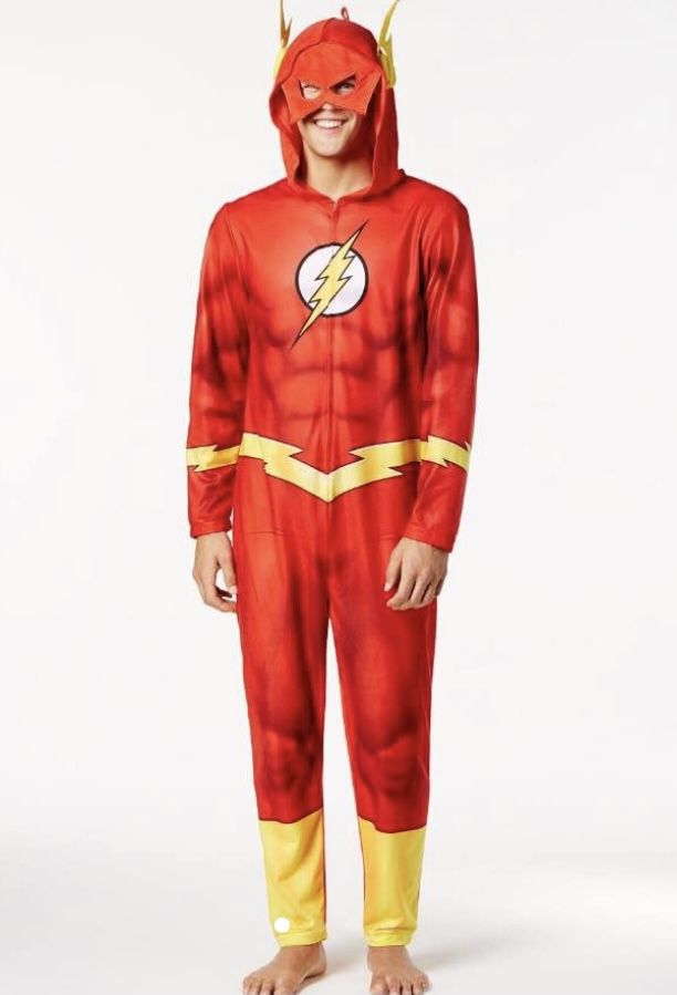 NWT The Flash Costume Jumpsuit Mens Medium New