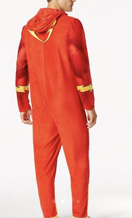 NWT The Flash Costume Jumpsuit Mens Medium New - photo 2