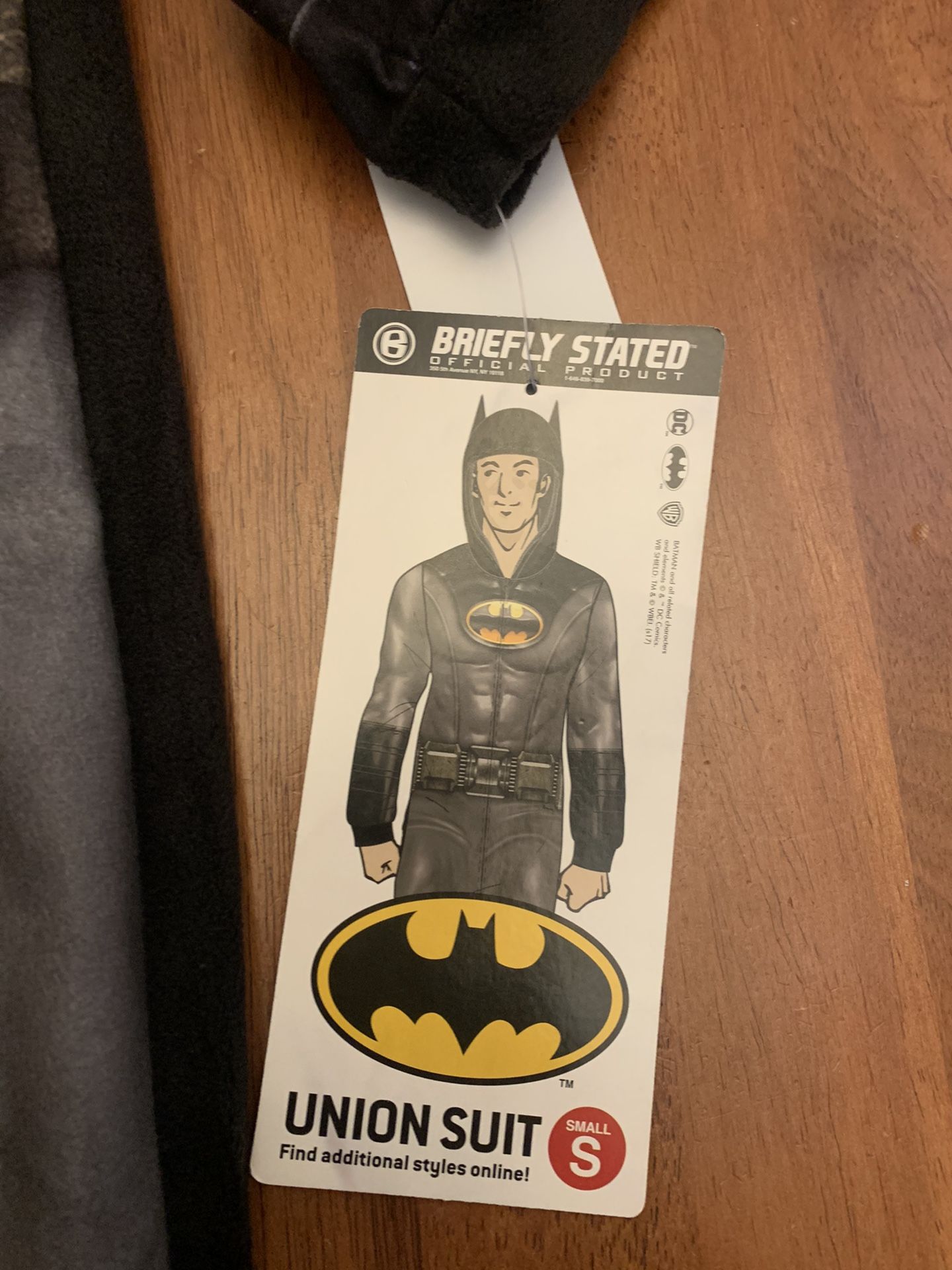 NWT Men's Briefly Stated Batman DC Comics Jumpsuit Pajamas - photo 5