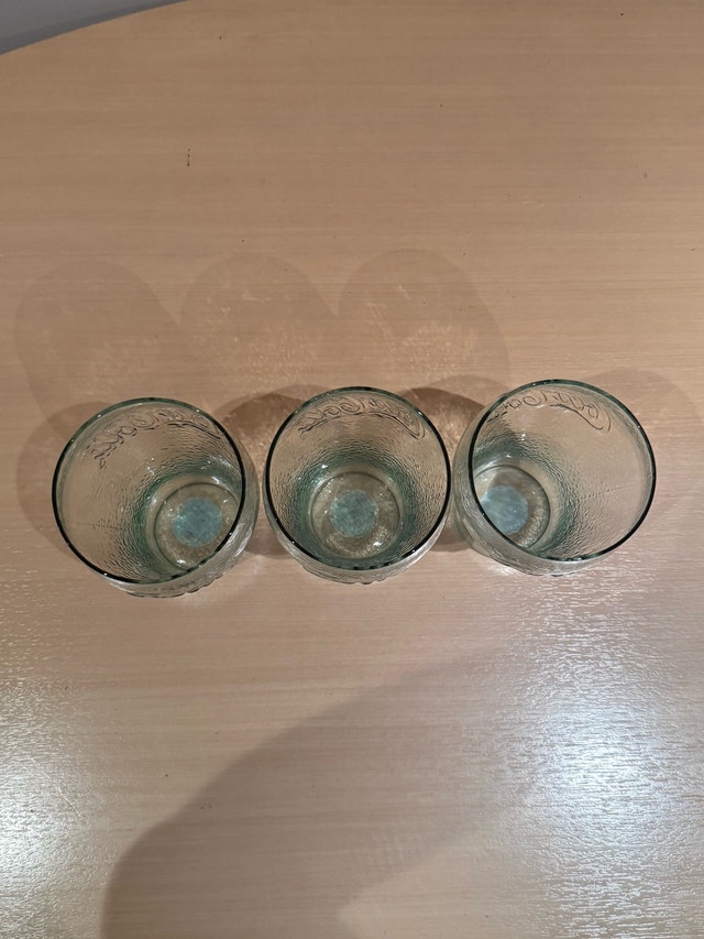 Set of 3 Coca-Cola Textured Glass Tumblers - photo 5