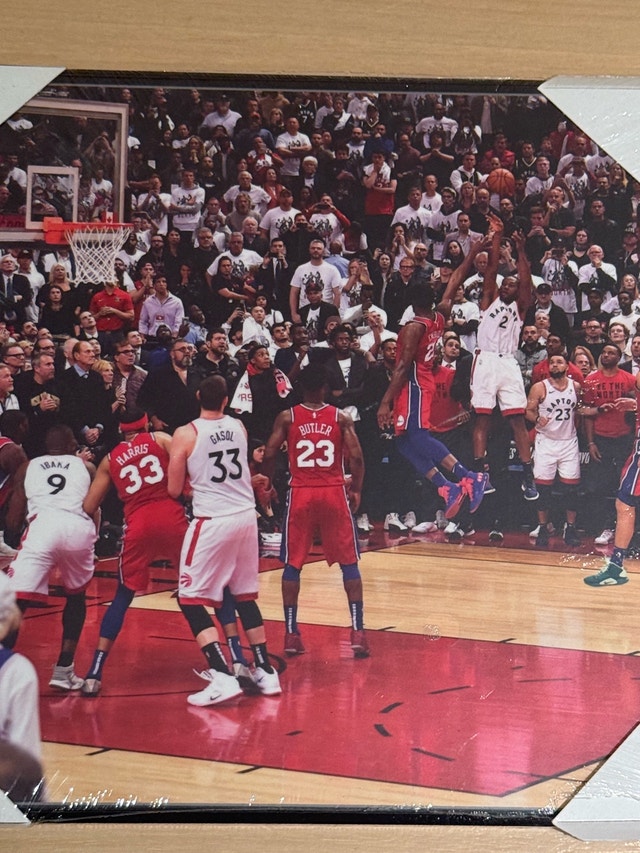 Toronto Raptors Kawhi Leonard Game 7 Shot Plaque - photo 3
