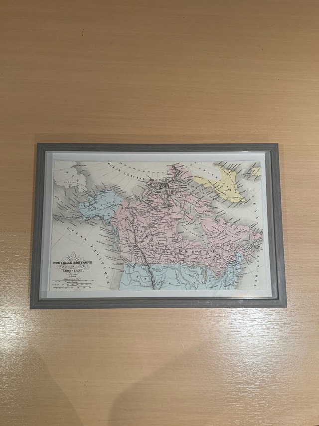 Vintage Map of Nouvelle Bretagne and Greenland - photo 2