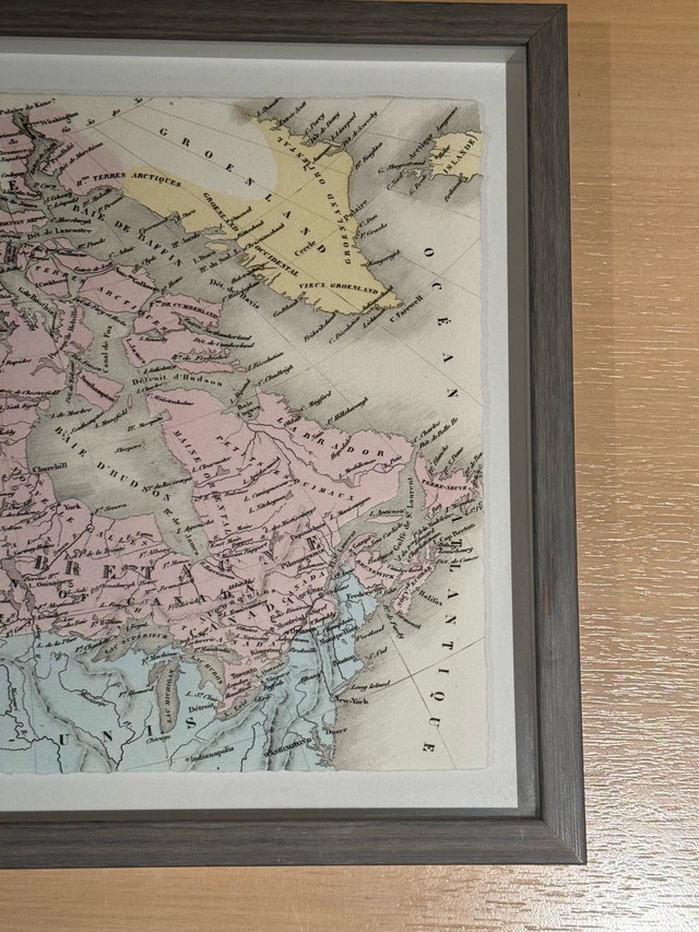 Vintage Map of Nouvelle Bretagne and Greenland - photo 5