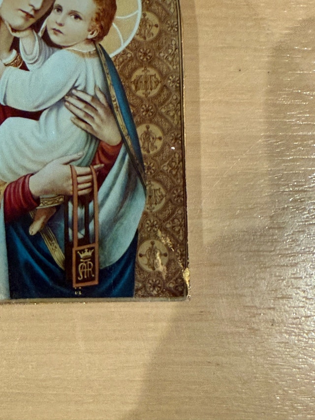 Madonna and Child Wood Icon - photo 2