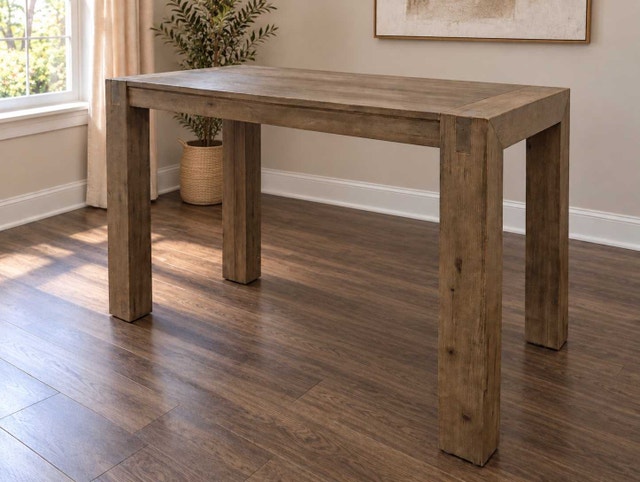 Wood Counter Height Dining Table