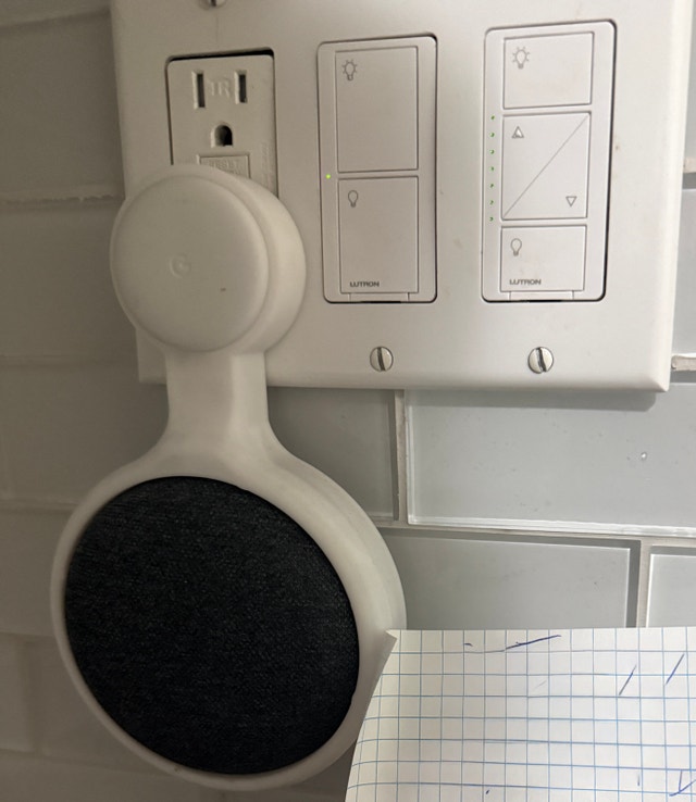 Google Nest Mini with Wall Mount