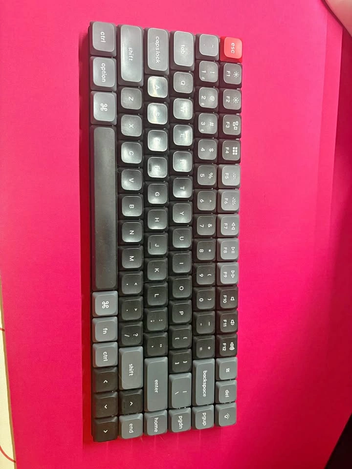 Keychron k3 low profile red 75% keyboard