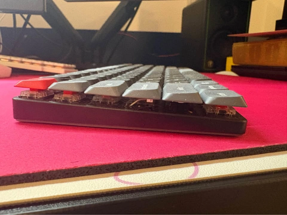 Keychron k3 low profile red 75% keyboard - photo 2