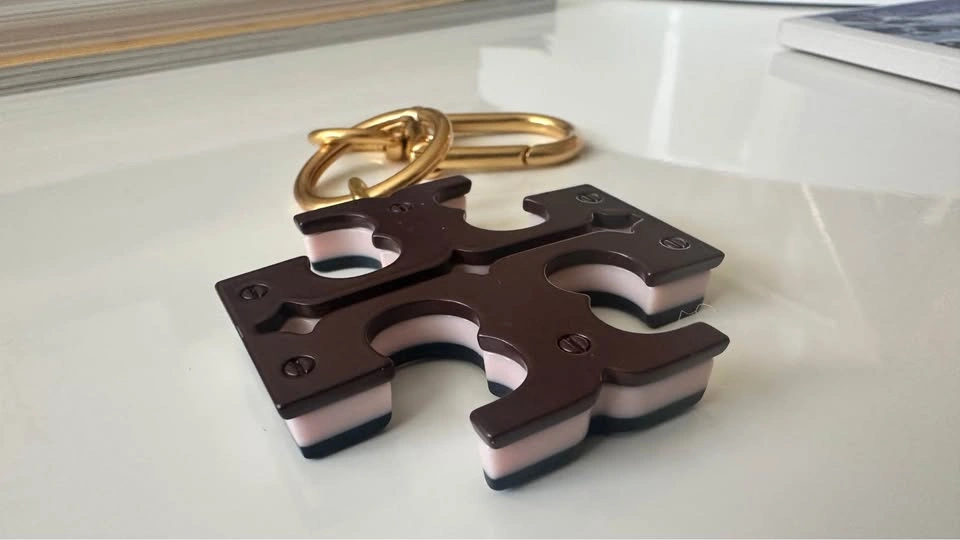 Tory Burch Logo Keychain Bag Charm - photo 2