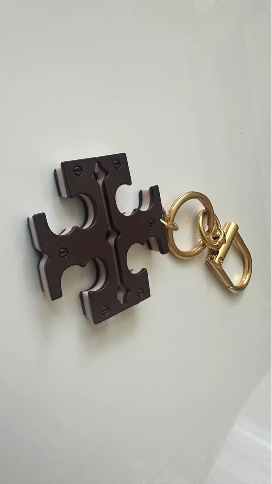 Tory Burch Logo Keychain Bag Charm - photo 3