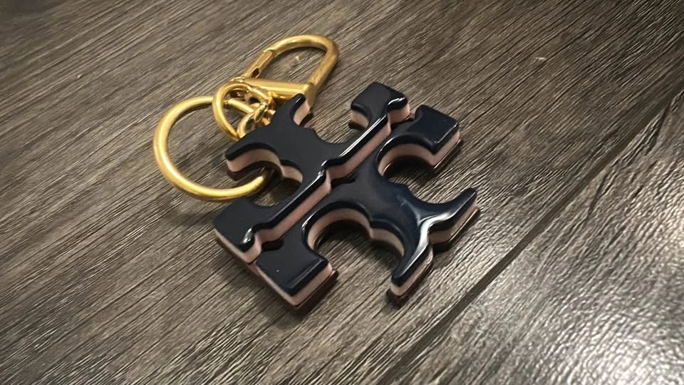 Tory Burch Logo Keychain Bag Charm - photo 5