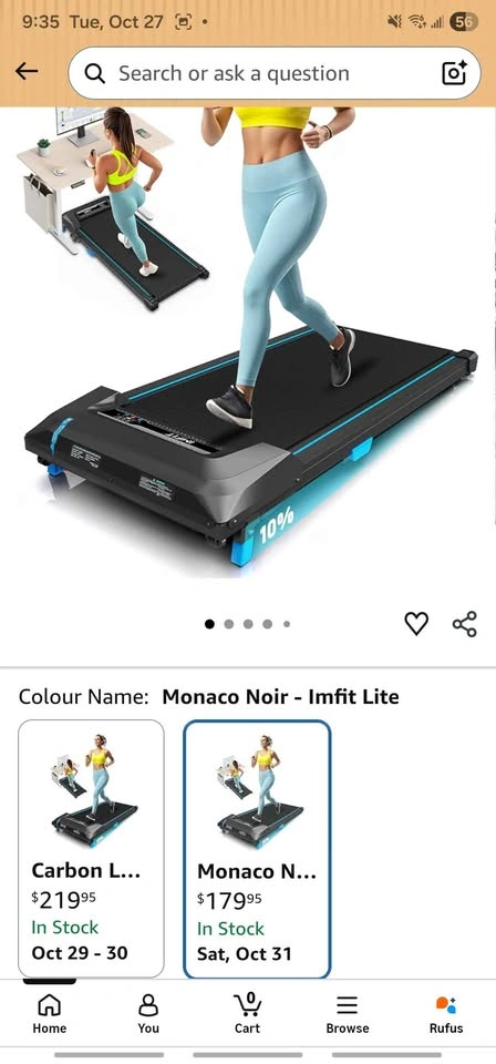 Brand new IMFIT Treadmill walking pad - photo 5