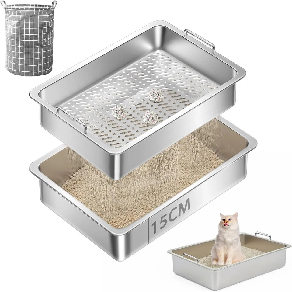 Stainless Steel Sifting Litter Box - photo 2