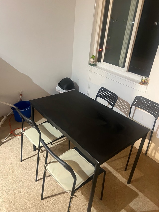 Ikea Dinning Room Table + 4 Chairs - photo 2