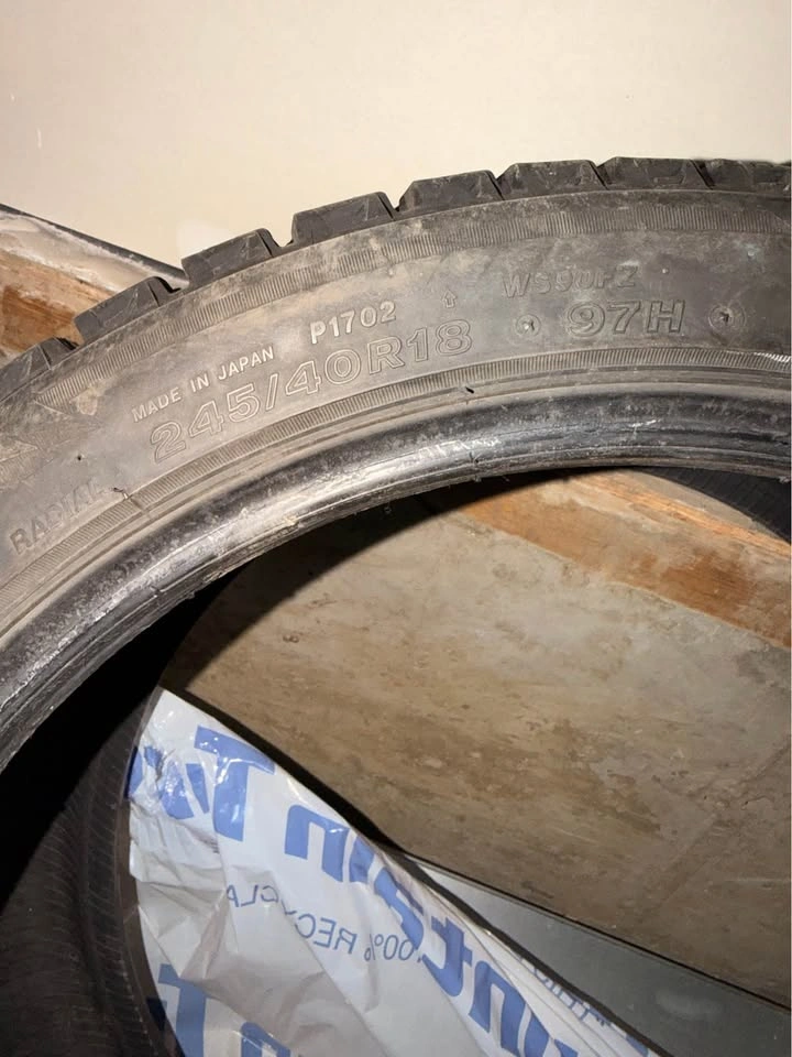 2 - 245/40R18 Winter Tires - photo 2