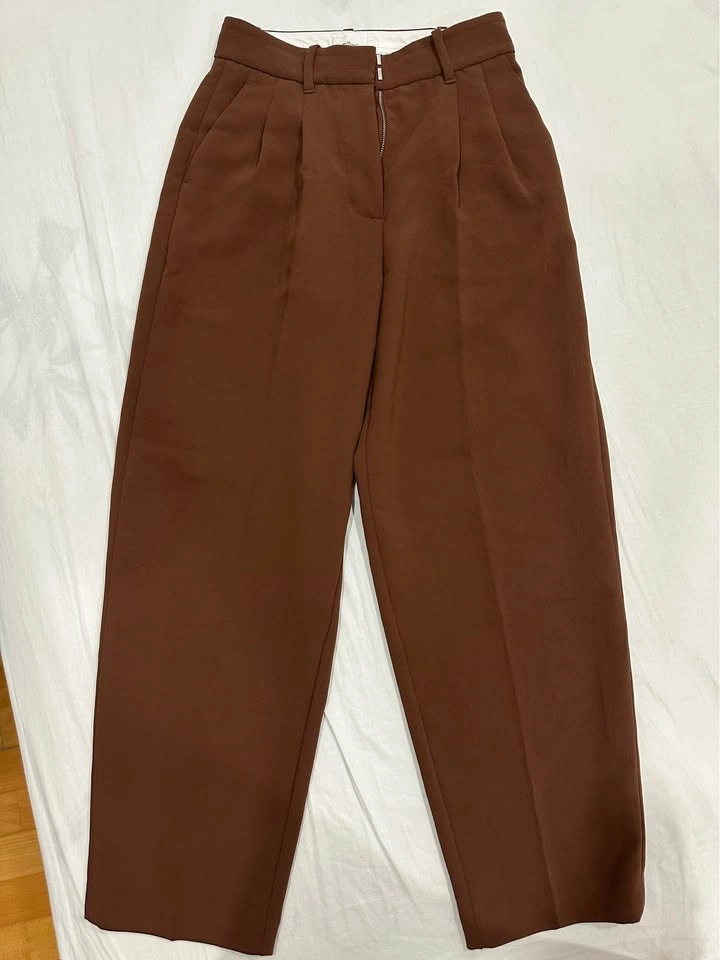 Aritzia Carrot Pants Cognac Size 0 - photo 2