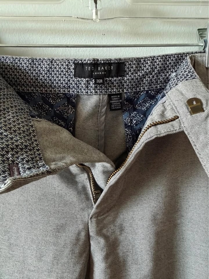 2 Ted Baker Men’s Pants 36R, Navy & Gray - photo 4