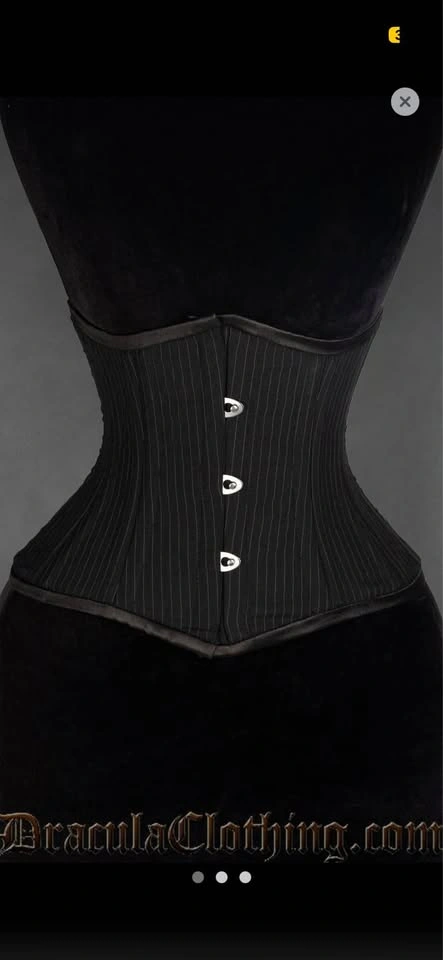 Pinstripe Dress XL/2XL & Matching Double Boned Corset - photo 2
