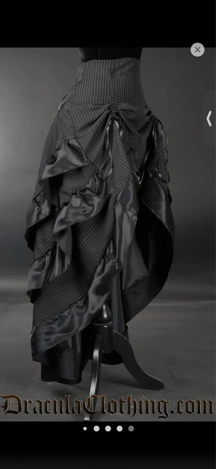 pinstripe bustle skirt XXL - photo 2