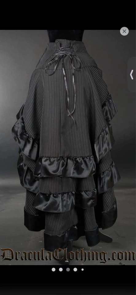 pinstripe bustle skirt XXL - photo 3