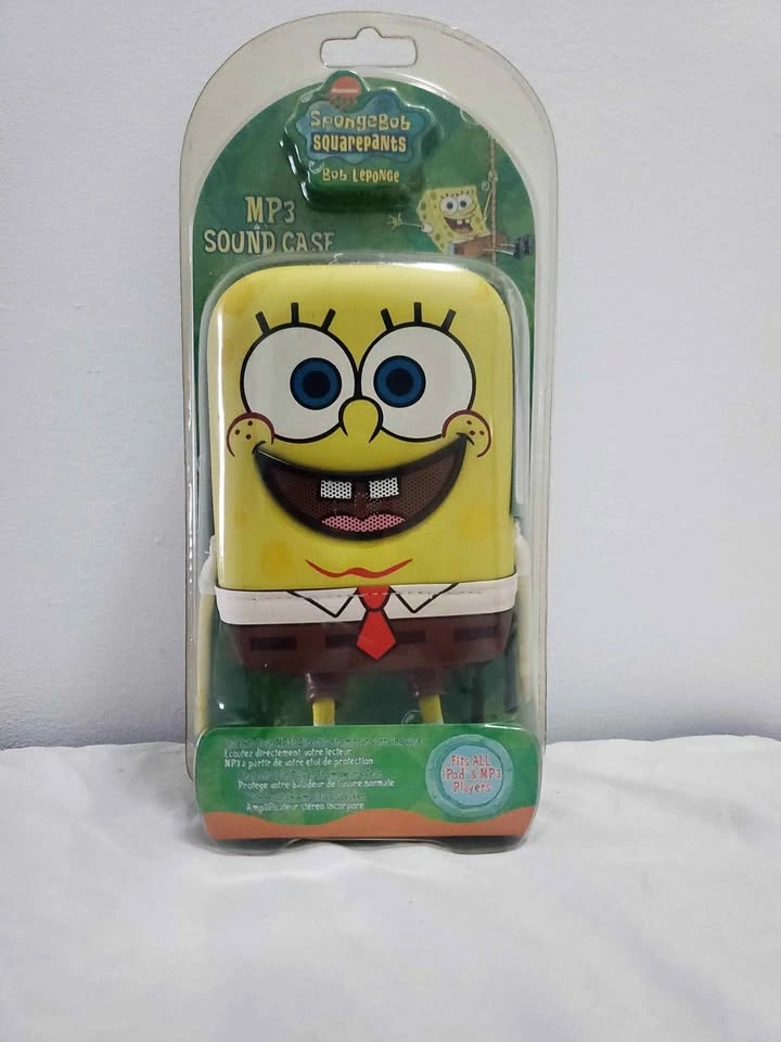 Vintage 2005 SpongeBob SquarePants MP3 Sound Case - Brand New