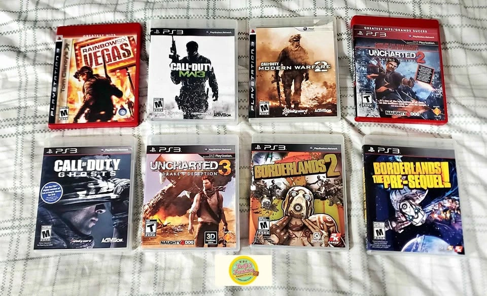 Lot of 8 PlayStation 3 (PS3) Video Games - Action & FPS Classics