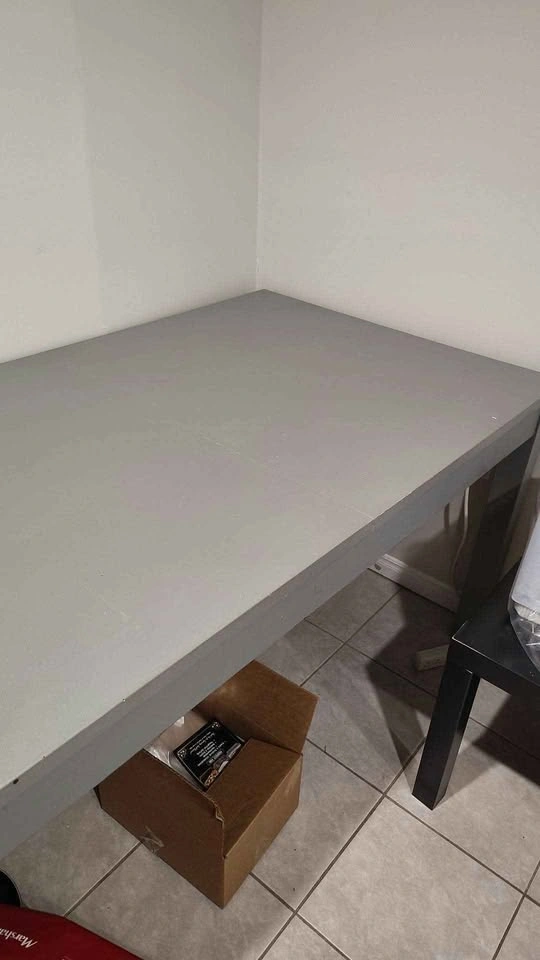 Grey Extendable Dining Table - photo 3