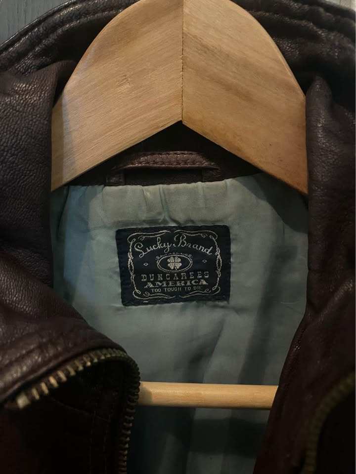 Lucky Brand Jeans women’s leather jacket (S) - photo 2