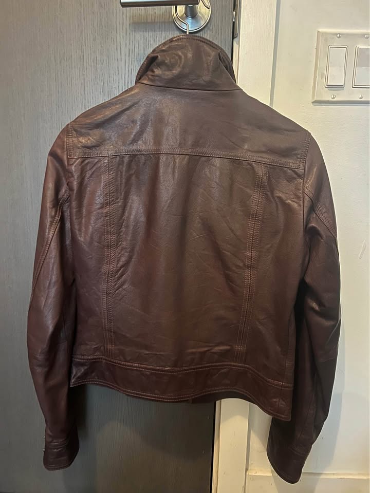 Lucky Brand Jeans women’s leather jacket (S) - photo 3