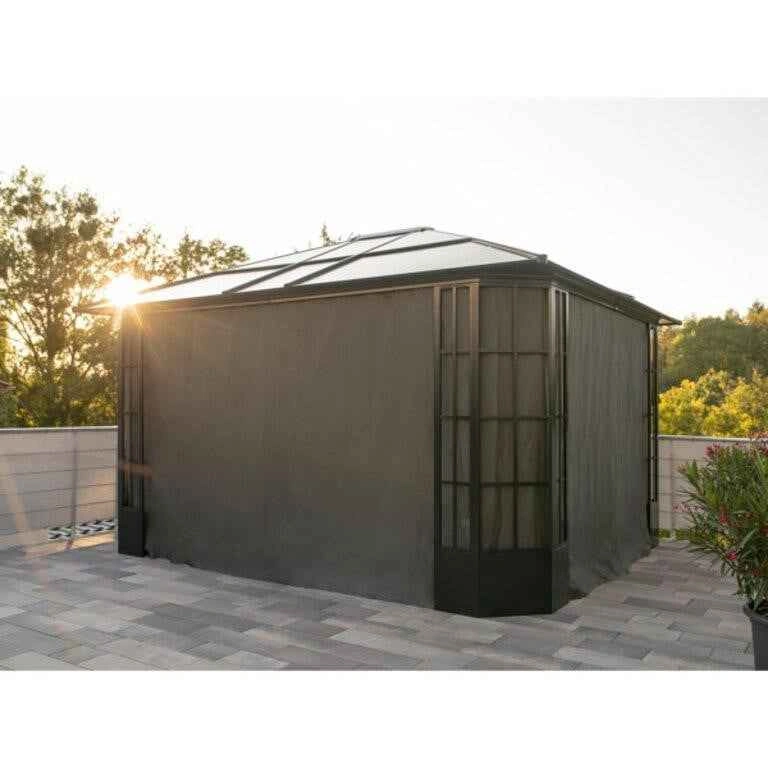 Sojag Savino Gazebo Curtains – Grey – Retail $219 - photo 2