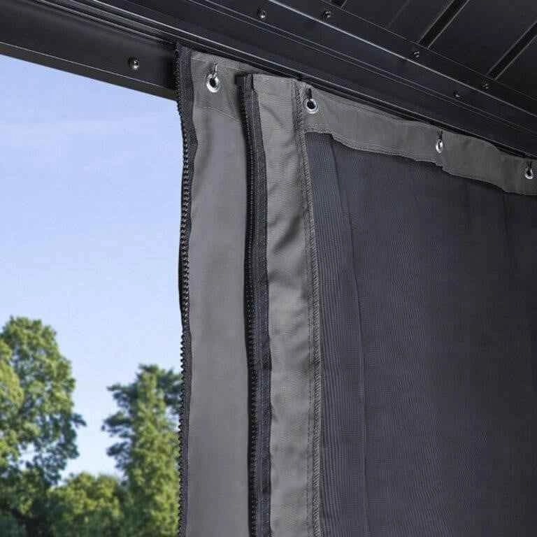 Sojag Savino Gazebo Curtains – Grey – Retail $219 - photo 3