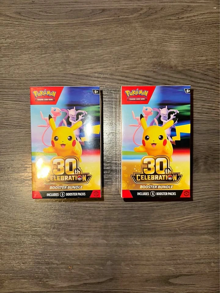 Pokemon 30th Anniversary Booster Bundles