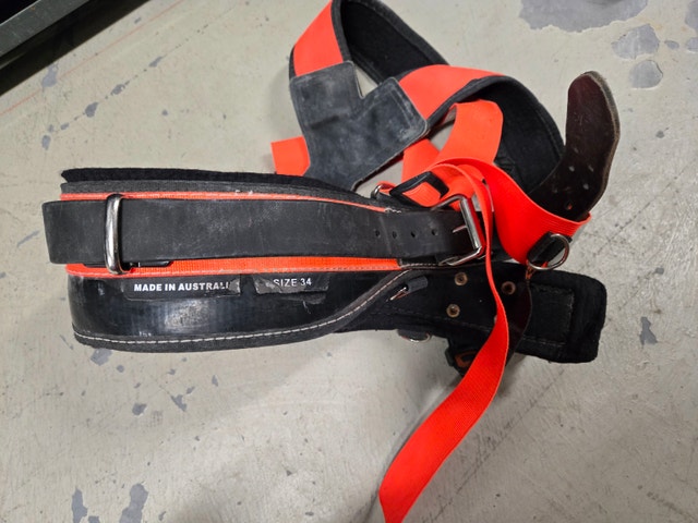 Buckaroo Padded Work Belt (Size 34) with Suspenders
