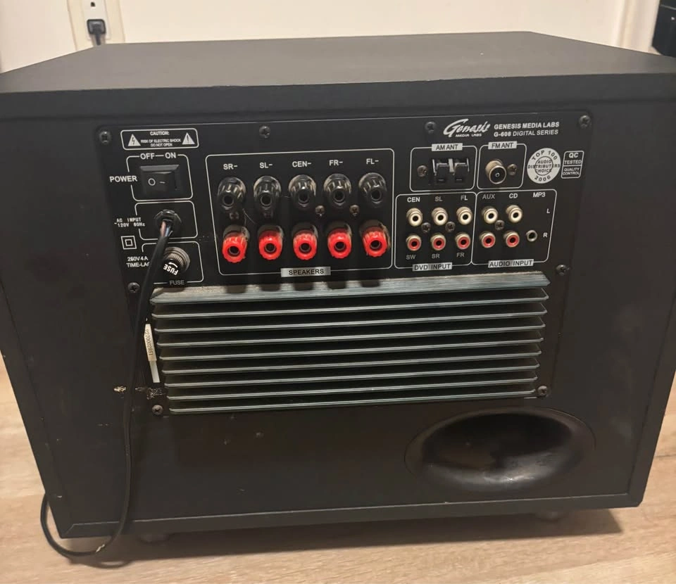 Genesis 6-608 5.1 av surround sound receiver (SEND OFFERS) - photo 2