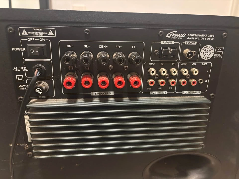 Genesis 6-608 5.1 av surround sound receiver (SEND OFFERS) - photo 3