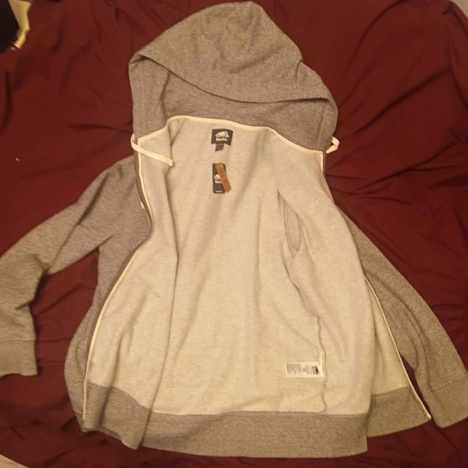 Roots Grey Full Zip Logo Hoodie XL/TG - photo 4