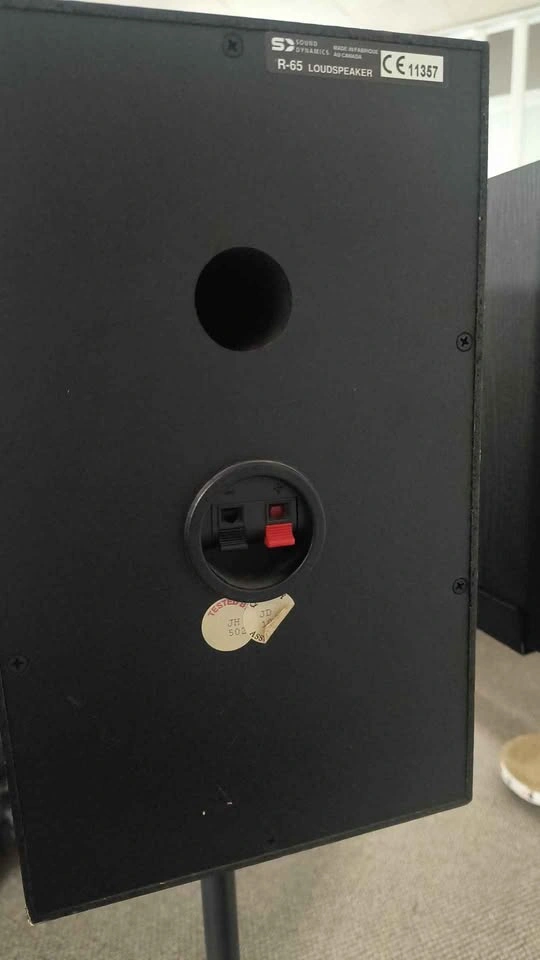 Pair of Sound Dynamics R-65 speakers with stands - photo 3